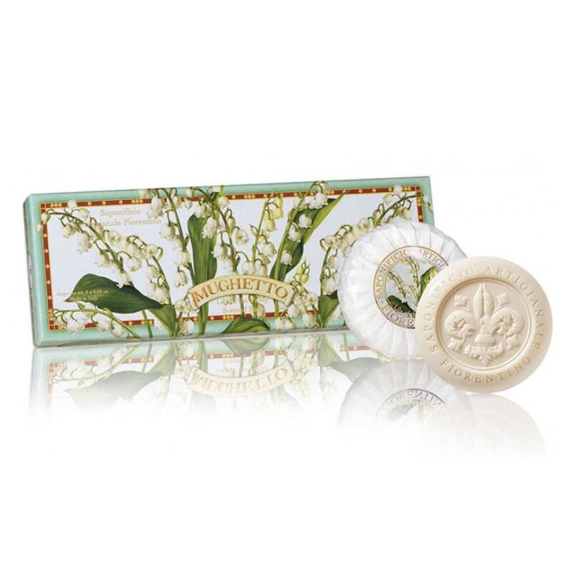 Saponificio Artigianale Fiorentino Lily of the Valley Soap 3x100g by Beauty Care Bag