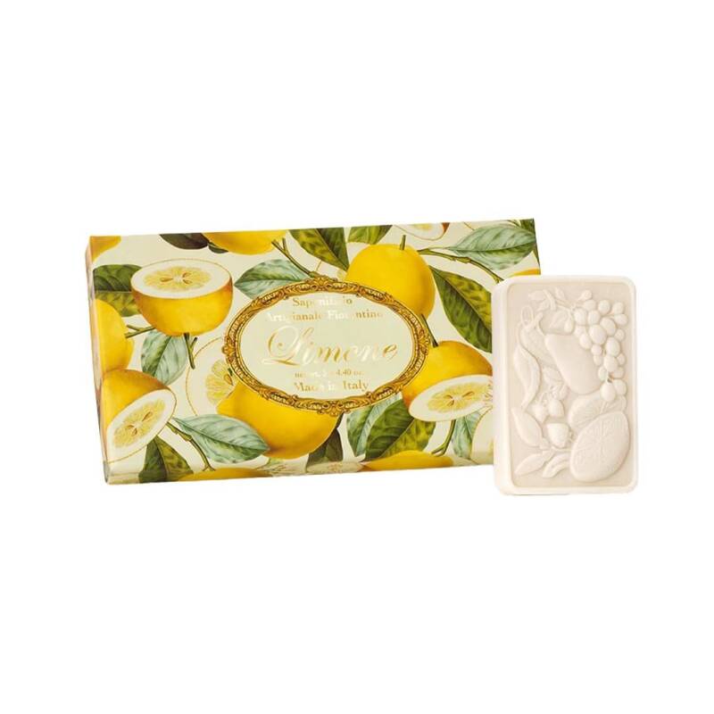 Saponificio Artigianale Fiorentino Lemon Soap Set 3 x 125g by Beauty Care Bag