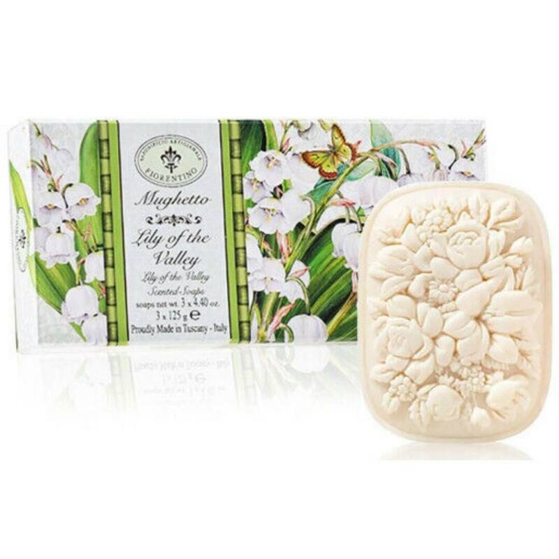 Saponificio Artigianale Fiorentino Lily of the Valley Soap 3x125g by Beauty Care Bag