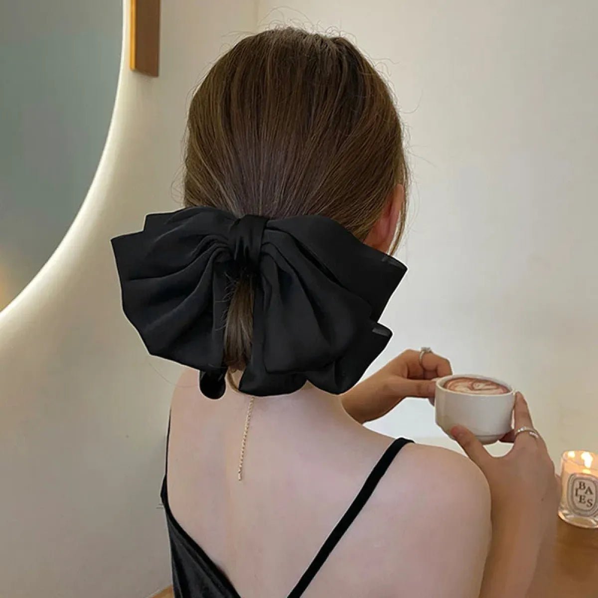 Satin Bow Ribbon Hair ClipHair AccessoriesTorqelo.com
