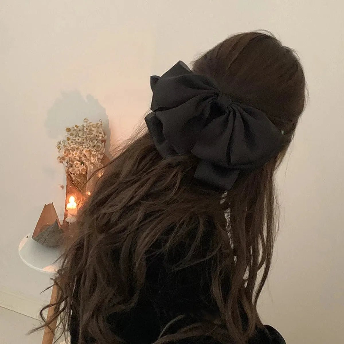 Satin Bow Ribbon Hair ClipHair AccessoriesTorqelo.com