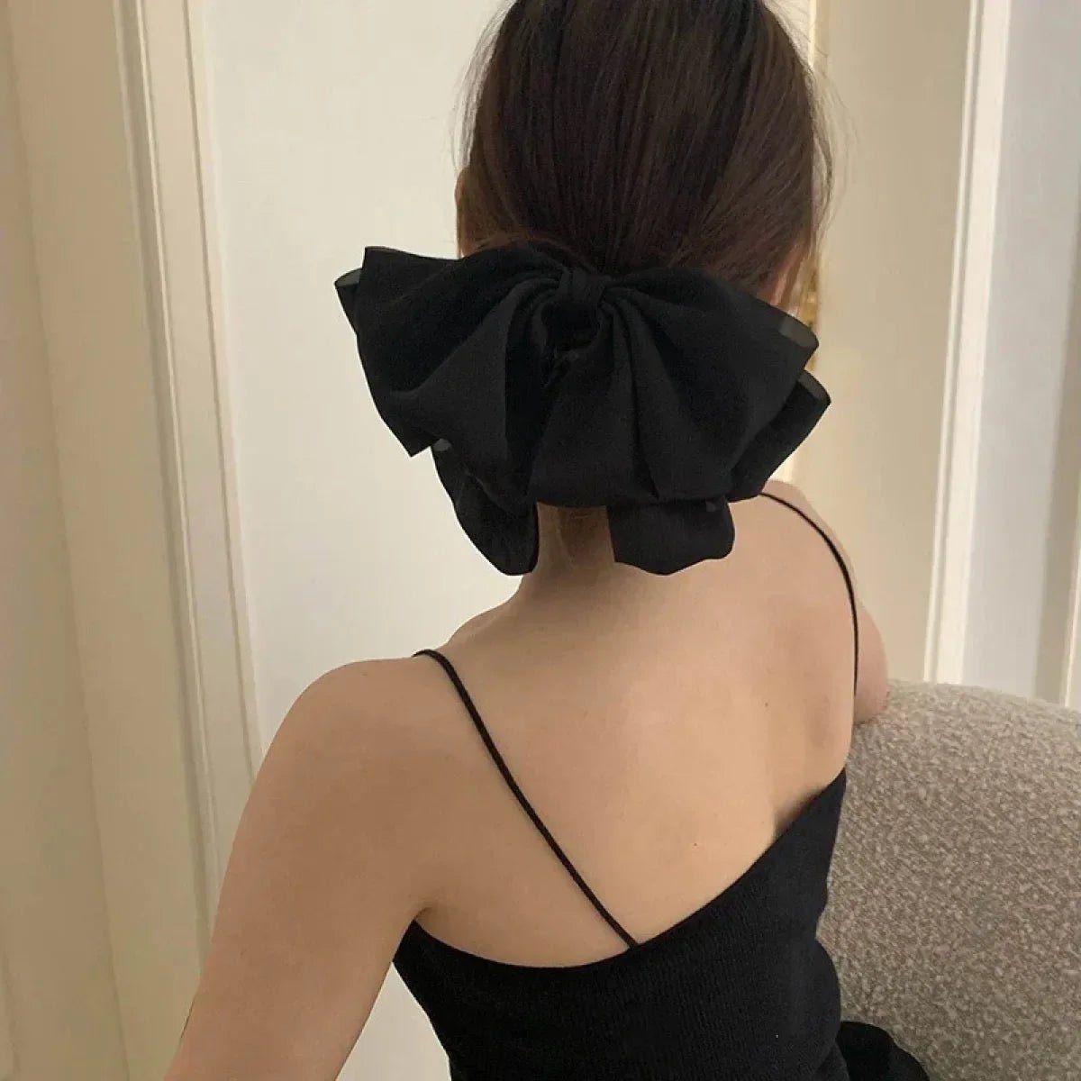 Satin Bow Ribbon Hair ClipHair AccessoriesTorqelo.com