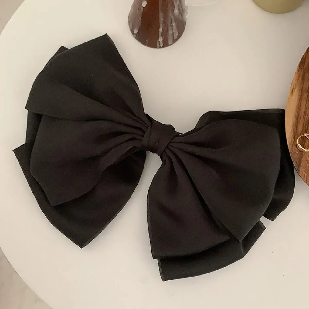 Satin Bow Ribbon Hair ClipHair AccessoriesTorqelo.com