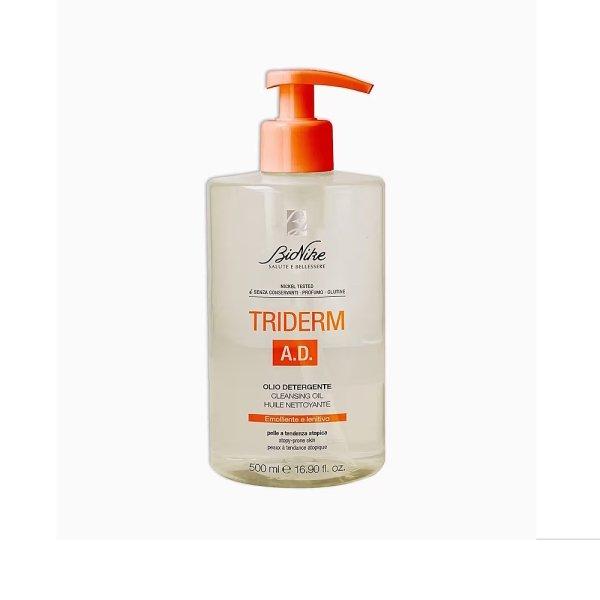 Bionike Triderm A.D. Cleansing Oil for Dry Skin 500ml by Beauty Care Bag