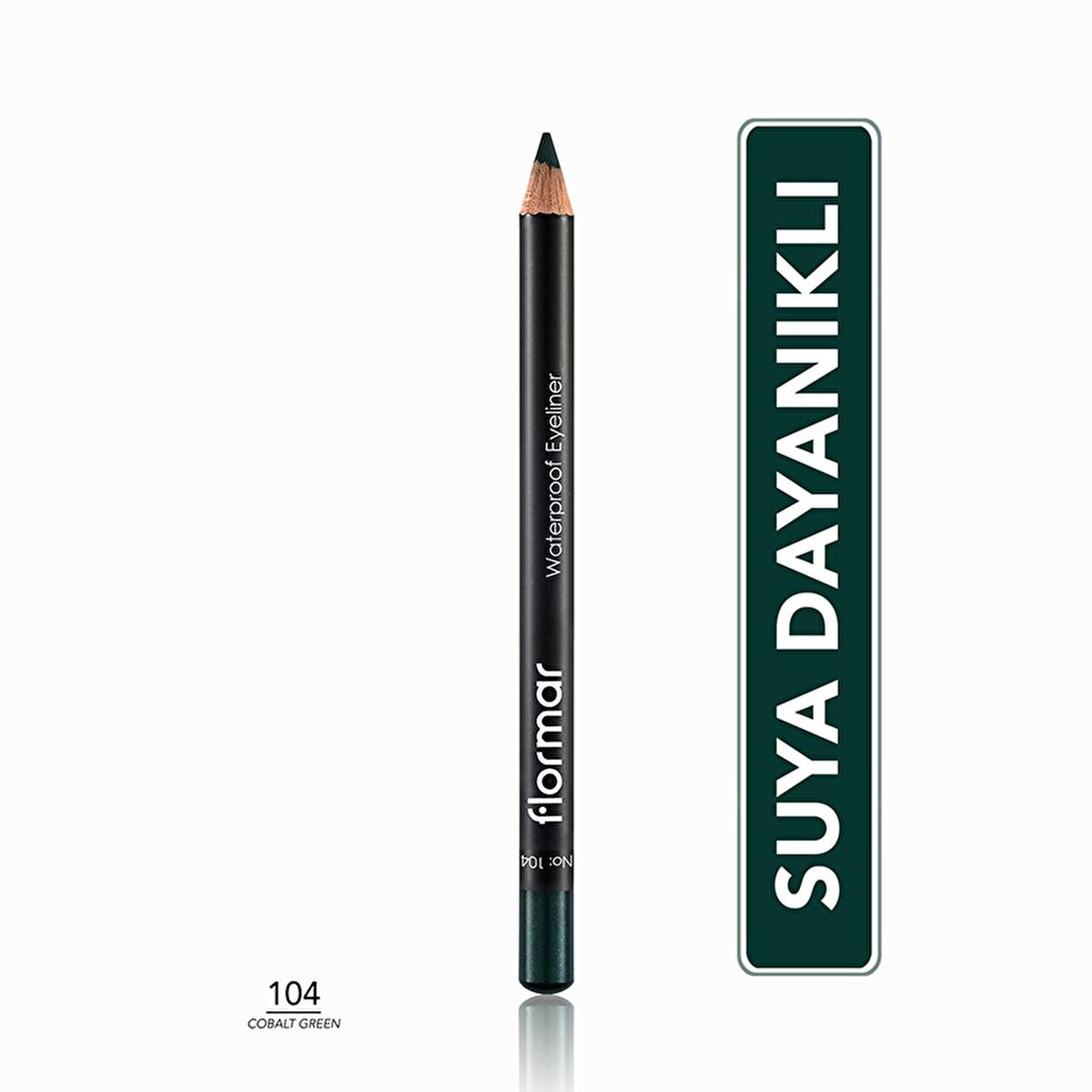 Flormar Waterproof Mat Eyeliner - Long-Lasting, Intense Pigment, Smudge-Proof - Flormar Waterproof Eyeliner by Beauty Care Bag