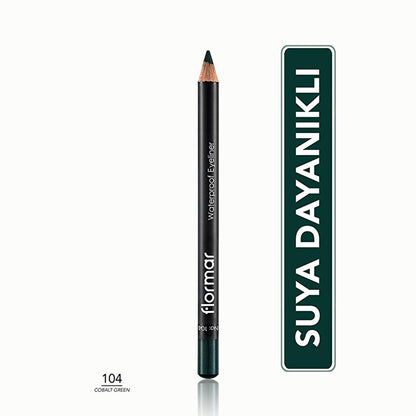 Flormar Waterproof Mat Eyeliner - Long-Lasting, Intense Pigment, Smudge-Proof - Flormar Waterproof Eyeliner by Beauty Care Bag