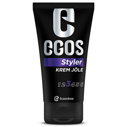 Egos Vitamin Enriched Hair Styling Gel - Nourishing, Long Lasting, Non-Greasy, Dandruff-Free Hair Care - 5.07 fl oz by Beauty Care Bag