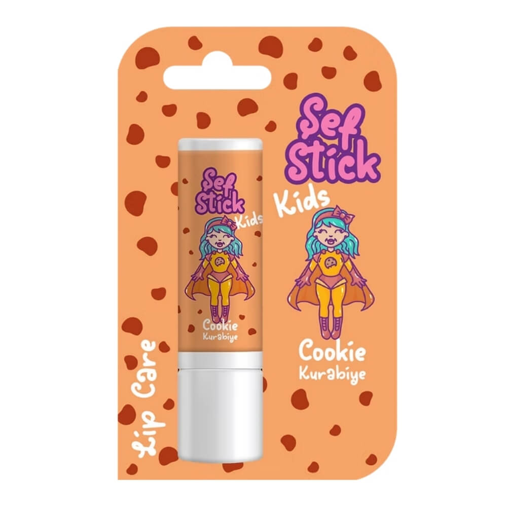 Sef Stick Kids Lip Balm Cookie Moisturizing Lip Care 5.2g by Beauty Care Bag