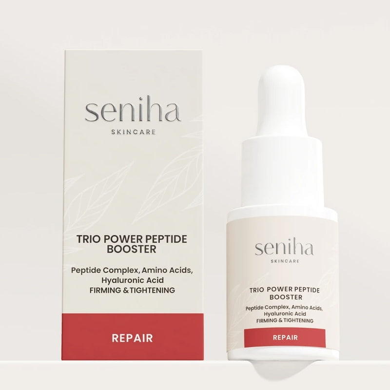 Seniha Skincare Trio Power Peptide Booster for Fine Lines 15 ml by Beauty Care Bag