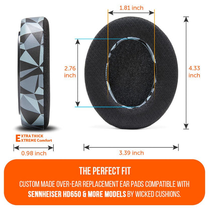 Sennheiser HD6XX & HD600 Gel Earpads - WC FreeZe HDCooling Gel Ear PadsTorqelo.com