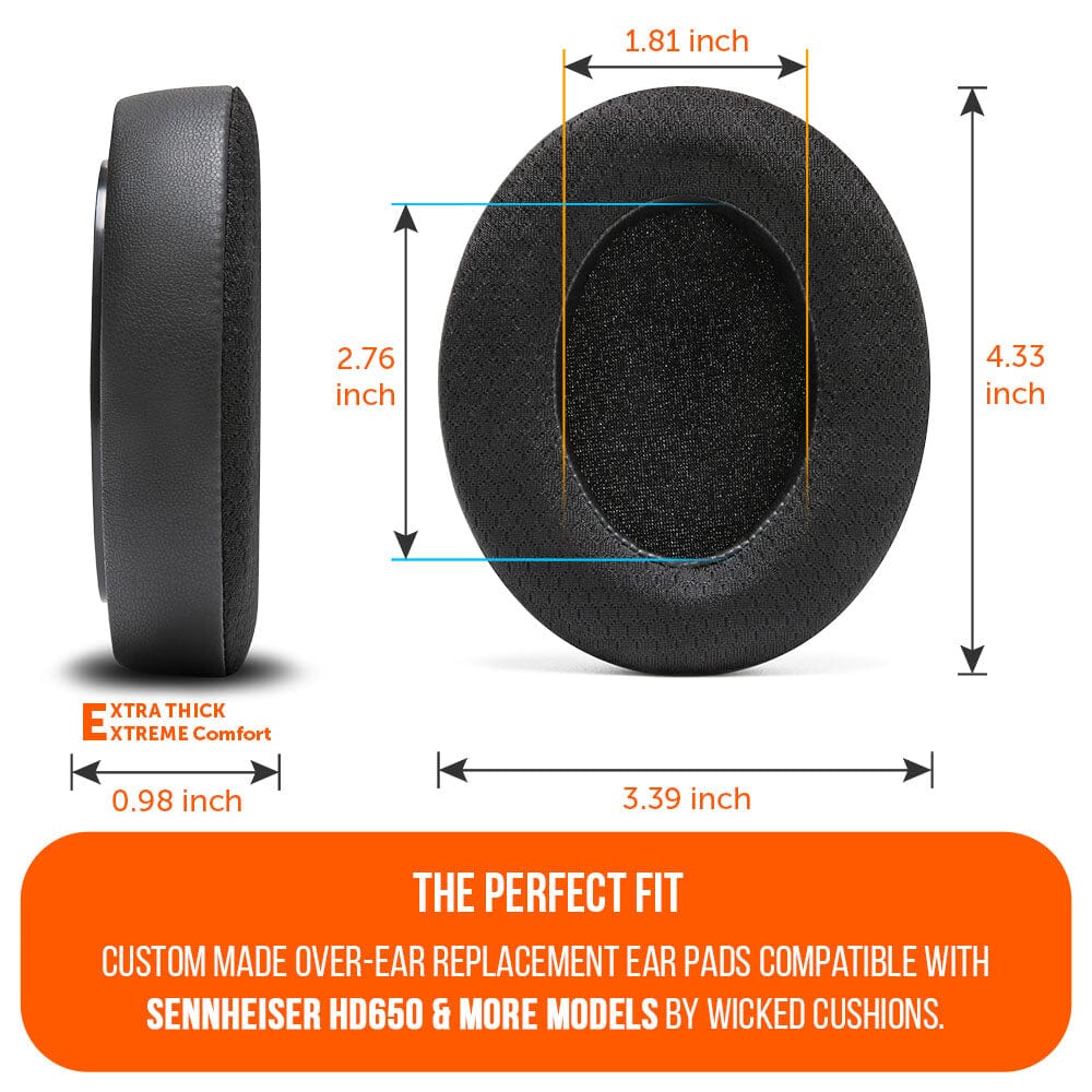 Sennheiser HD6XX & HD600 Gel Earpads - WC FreeZe HDCooling Gel Ear PadsTorqelo.com