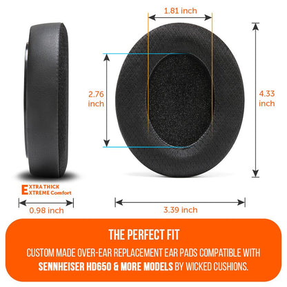 Sennheiser HD6XX & HD600 Gel Earpads - WC FreeZe HDCooling Gel Ear PadsTorqelo.com