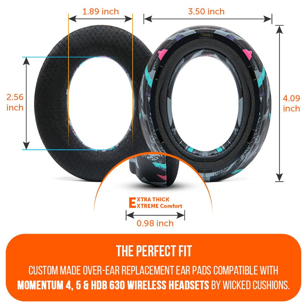 Sennheiser Momentum 4, 5 & HDB 630 Earpads - WC FreeZe Cooling GelCooling Gel Ear PadsTorqelo.com