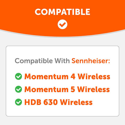 Sennheiser Momentum 4, 5 & HDB 630 Earpads - WC FreeZe Cooling GelCooling Gel Ear PadsTorqelo.com