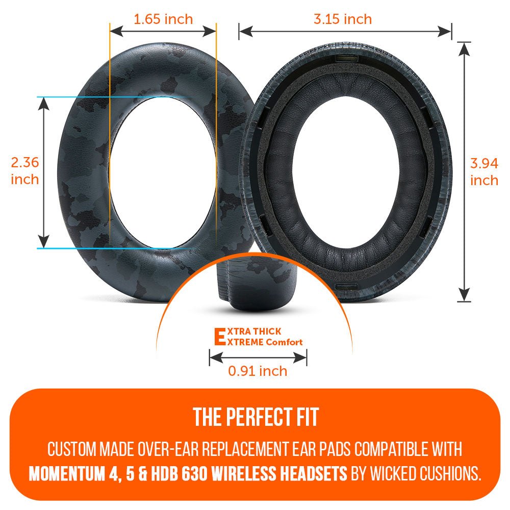 Sennheiser Momentum 4, 5 & HDB 630 Earpads - WC PadZ Momentum 4, 5 & HDB 630Ear PadsTorqelo.com