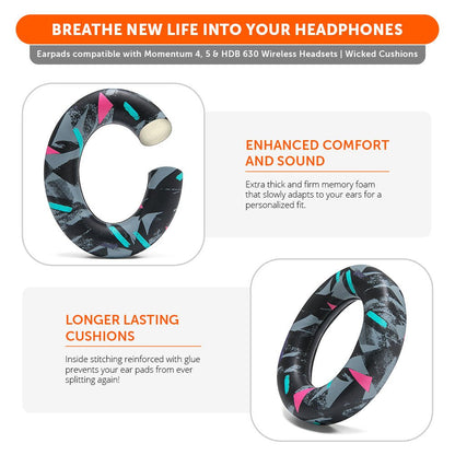 Sennheiser Momentum 4, 5 & HDB 630 Earpads - WC PadZ Momentum 4, 5 & HDB 630Ear PadsTorqelo.com