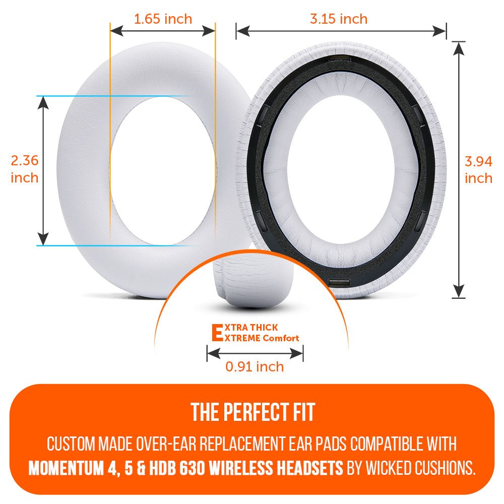 Sennheiser Momentum 4, 5 & HDB 630 Earpads - WC PadZ Momentum 4, 5 & HDB 630Ear PadsTorqelo.com