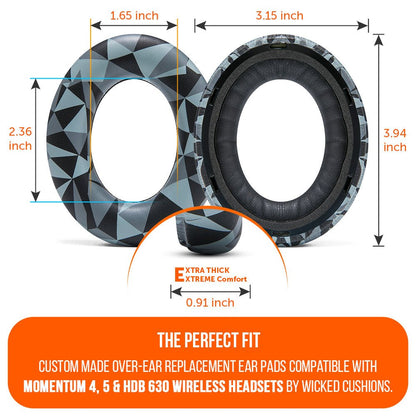 Sennheiser Momentum 4, 5 & HDB 630 Earpads - WC PadZ Momentum 4, 5 & HDB 630Ear PadsTorqelo.com