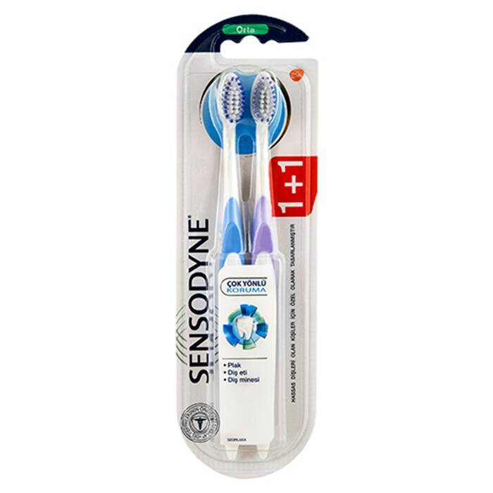 Sensodyne Electric Toothbrush for Sensitive Teeth - Gentle Multi-Directional Cleaning, Small Brush Head for Hard-to-Reach Areas by Beauty Care Bag