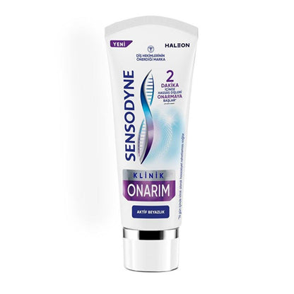Sensodyne Sensitive Teeth Toothpaste - Clinical Repair, Active Whitening, 2.54 fl ozToothpasteTorqelo.com