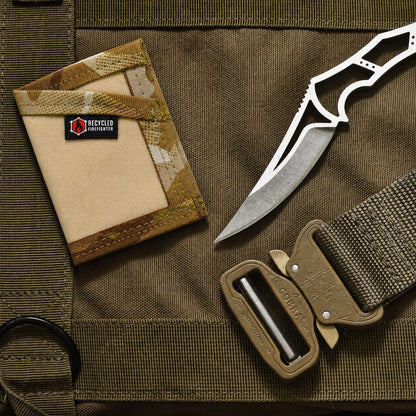 Sergeant Wallet - Combat Boot Leather Edition by Recycled Firefighter