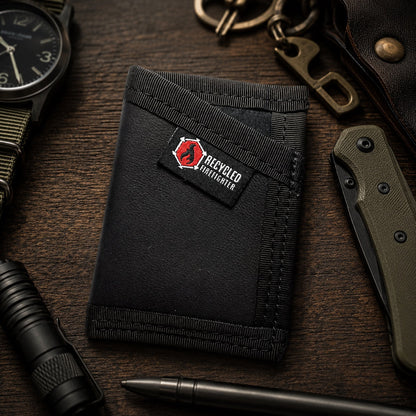 Sergeant Wallet - Combat Boot Leather Edition by Recycled Firefighter