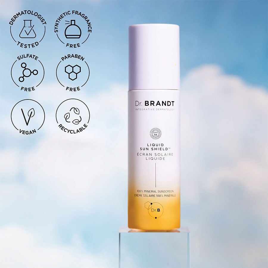 Dr. Brandt Liquid Sun Shield Daily Mineral Sunscreen SPF 50 50ml by Beauty Care Bag
