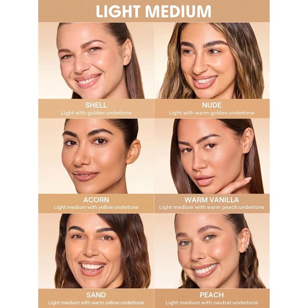 Sheglam Tube Foundation Hydrating Base Makeup Shell 30ml by Beauty Care Bag