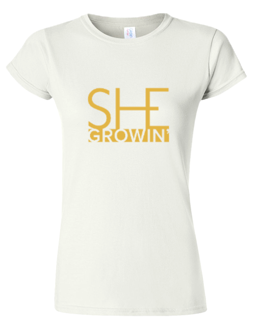 SheGrowin'™️ Length Check T-Shirt by Shedavi