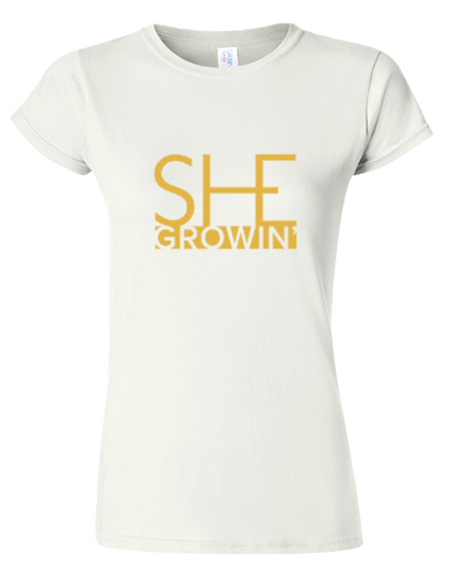 SheGrowin'™️ Length Check T-Shirt by Shedavi