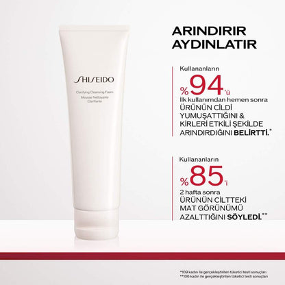 Shiseido Clarifying Cleansing Foam for Radiant Skin 125ml by Beauty Care Bag
