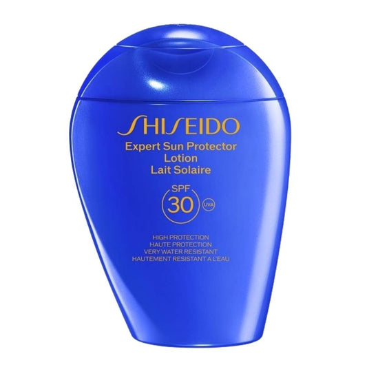 Shiseido Sun Blue Expert Sun Protector Lotion SPF30 150ml by Beauty Care Bag