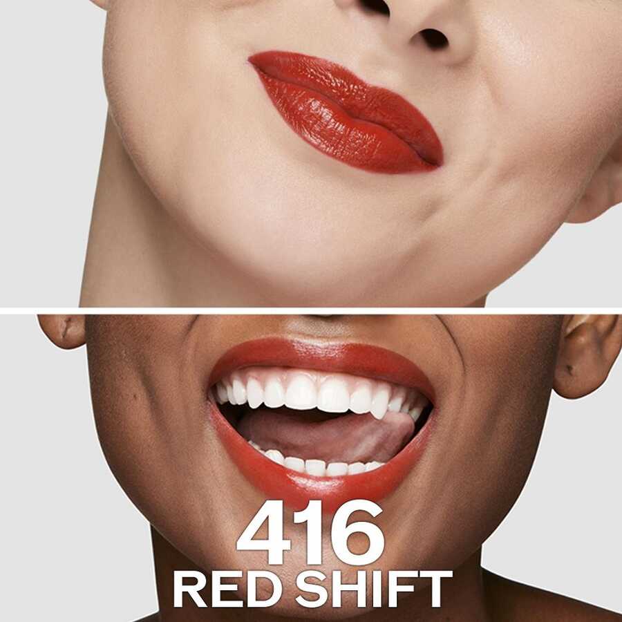 Shiseido Technosatin Gel Lipstick 416 Red Shift Satin Finish by Beauty Care Bag