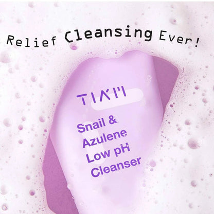 TIA'M Snail & Azulene Low pH Cleanser by AsiaBeautyMall