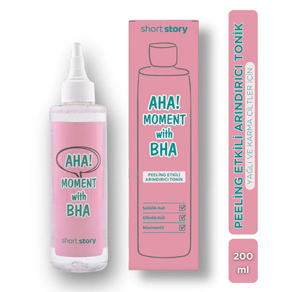 Short Story AHA! MOMENT WITH BHA Purifying Toner 200 ml by Beauty Care Bag