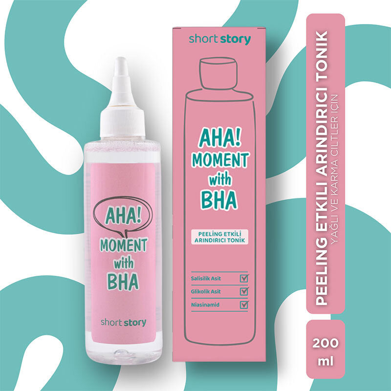 Short Story AHA! MOMENT WITH BHA Purifying Toner 200 ml by Beauty Care Bag