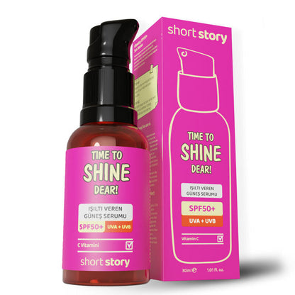 Short Story Time to Shine Dear SPF 50+ Vitamin C Serum 30 ml by Beauty Care Bag