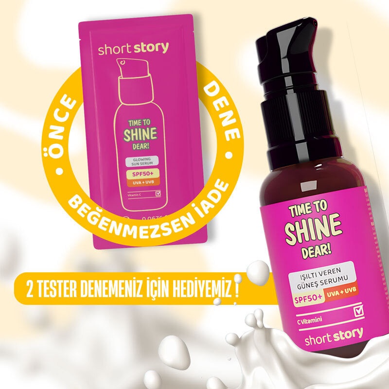 Short Story Time to Shine Dear SPF 50+ Vitamin C Serum 30 ml by Beauty Care Bag