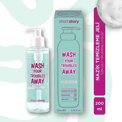 Short Story Wash Your Troubles Away Cleansing Gel 200 ml by Beauty Care Bag