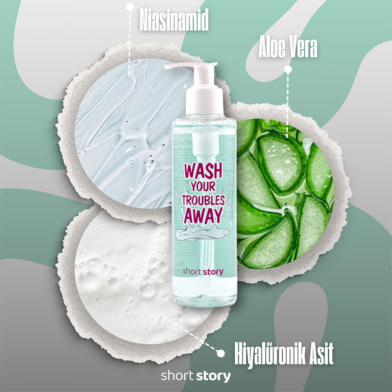 Short Story Wash Your Troubles Away Cleansing Gel 200 ml by Beauty Care Bag