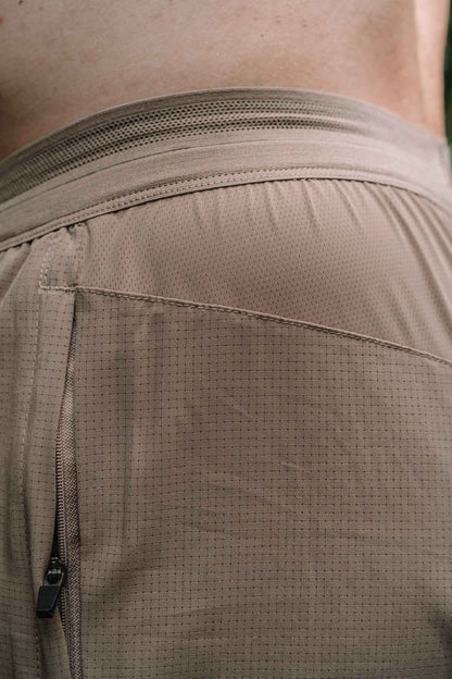 MEN’S | HYBRIFLEX SHORT : TAN by Alpha Country Training + Nutrition