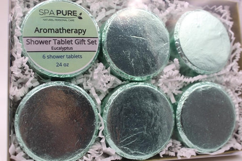 Spa Pure eucalyptus shower tablets, 6 pack