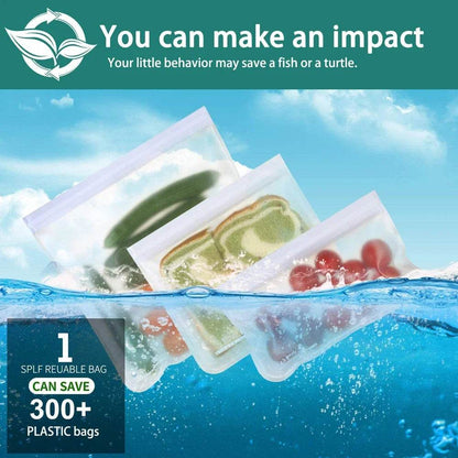 Silicone Food Storage Containers – Stand-Up Zip-Shut BagsFood StorageTorqelo.com