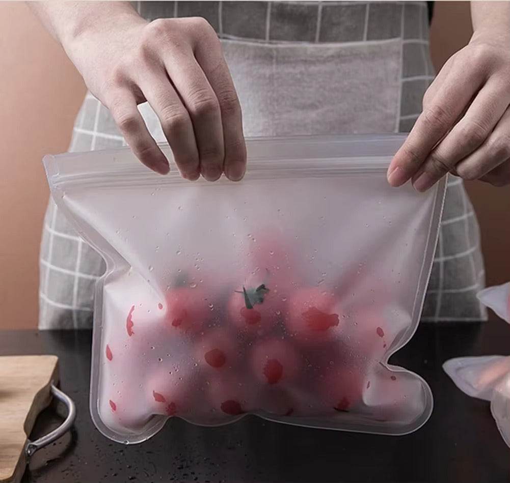 Silicone Food Storage Containers – Stand-Up Zip-Shut BagsFood StorageTorqelo.com