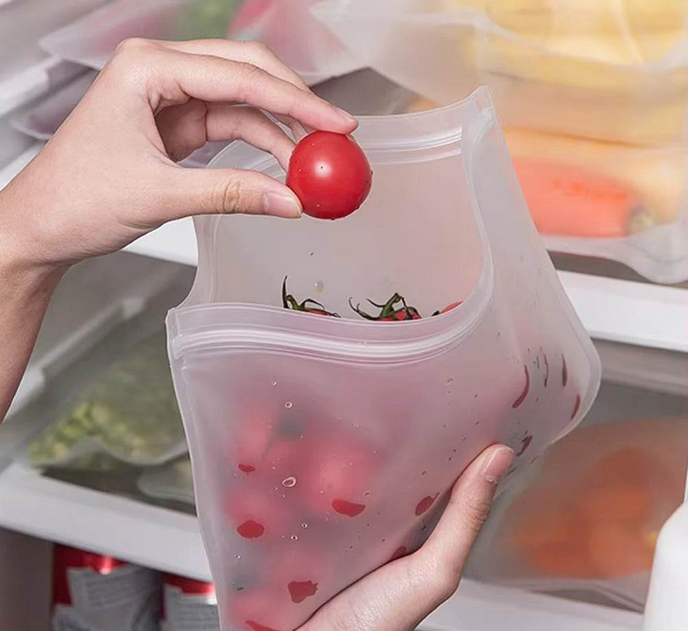 Silicone Food Storage Containers – Stand-Up Zip-Shut BagsFood StorageTorqelo.com