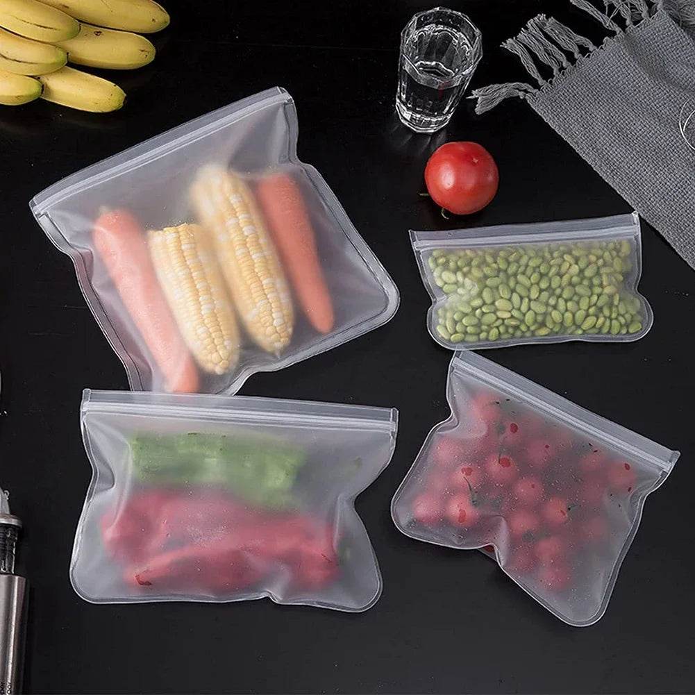 Silicone Food Storage Containers – Stand-Up Zip-Shut BagsFood StorageTorqelo.com