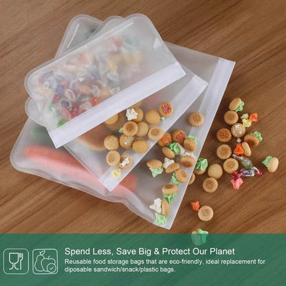 Silicone Food Storage Containers – Stand-Up Zip-Shut BagsFood StorageTorqelo.com
