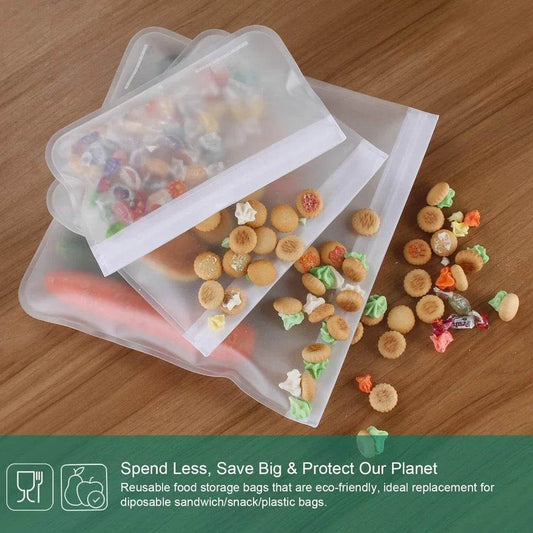 Silicone Food Storage Containers – Stand-Up Zip-Shut BagsFood StorageTorqelo.com