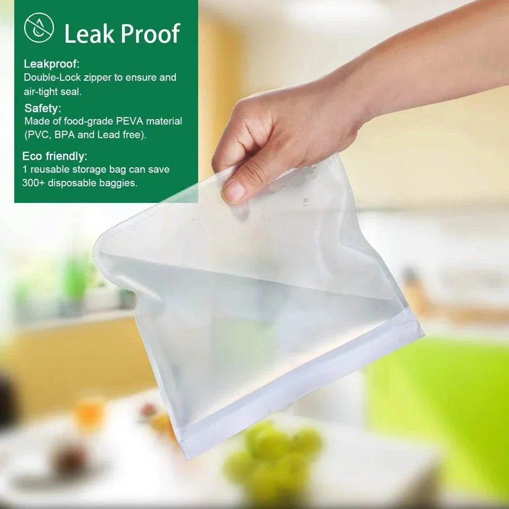 Silicone Food Storage Containers – Stand-Up Zip-Shut BagsFood StorageTorqelo.com