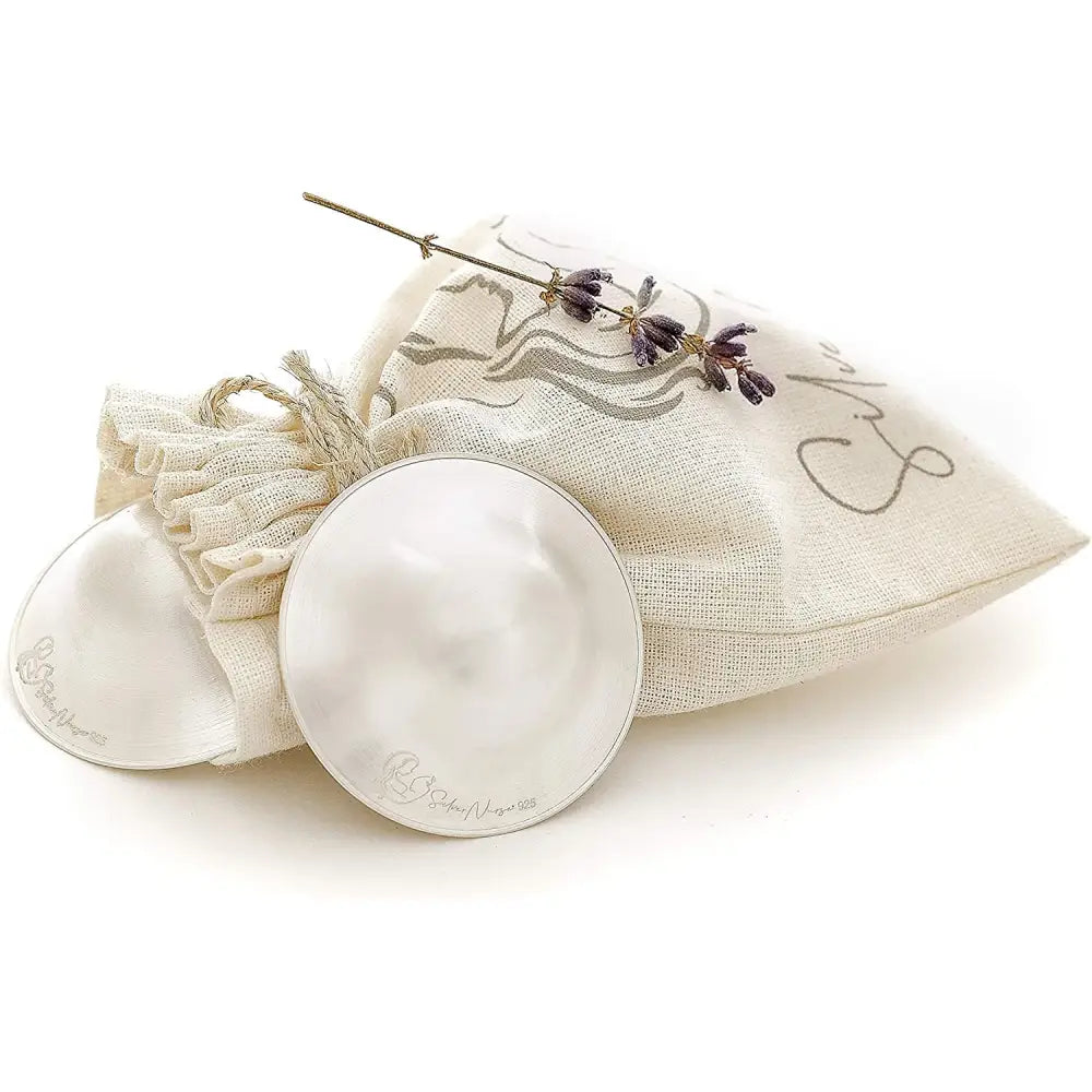 Silver nursing cups – view 2